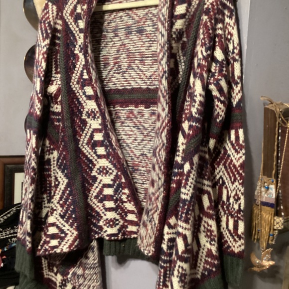 B & G western style wrap sweater - Picture 2 of 2